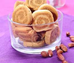 Biscuits roulés à la pâte de cacahuètes